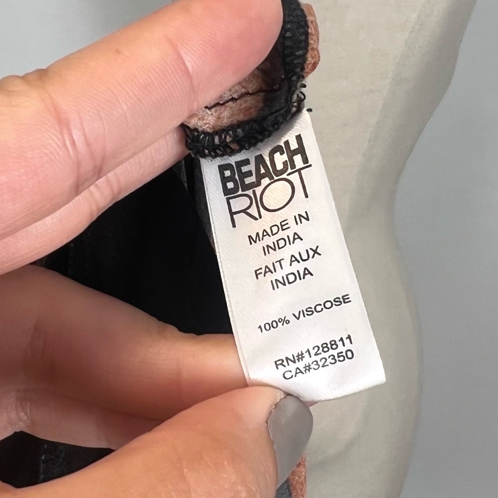 REVOLVE BEACH RIOT Gia Dress in Tiger sz Md - Picture 12 of 12